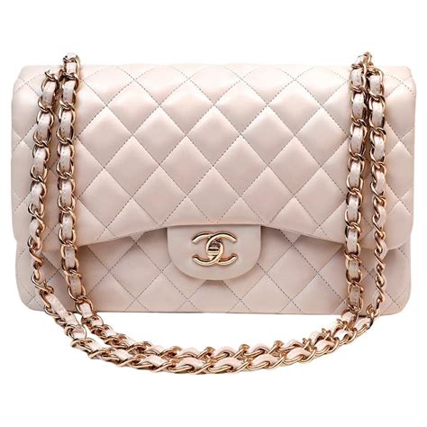 chanel 18c light beige mini flap bag